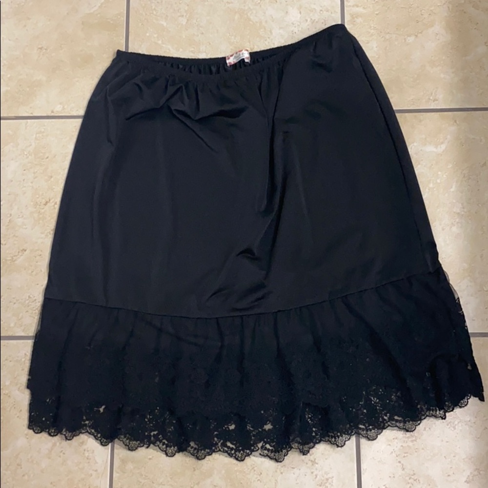 NWT Altar’d State black dress extender slip